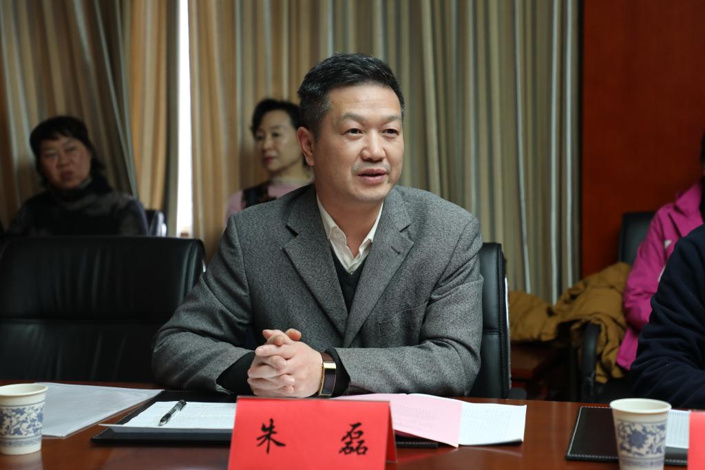 杨锋,高校老年协会副秘书长兼办公室主任梁汉林,党委常委,副校长朱磊